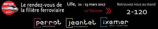 Jeantet au salon de l'industrie ferroviaire SIFER