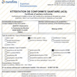Certification ACS